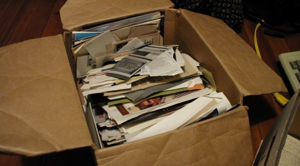 [A Very Ugly Box of Papers]