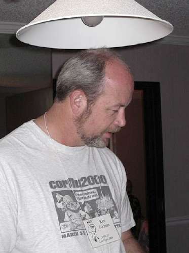 The light shines on Ken Forman