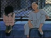 Akira: Kaori and Tetsuo (© Katsuhiro Otomo / Akira Commitee / Geneon)